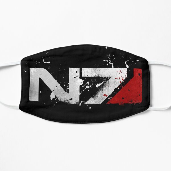 Mass Effect Distressed N7 Flat Mask