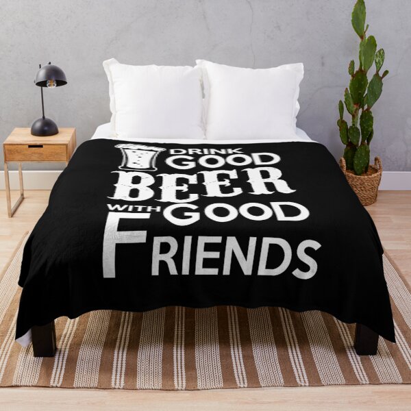 Item preview, Drink Good Beer With Good Friends – Beer Lovers – International Beer Day designed and sold by Nqestore.