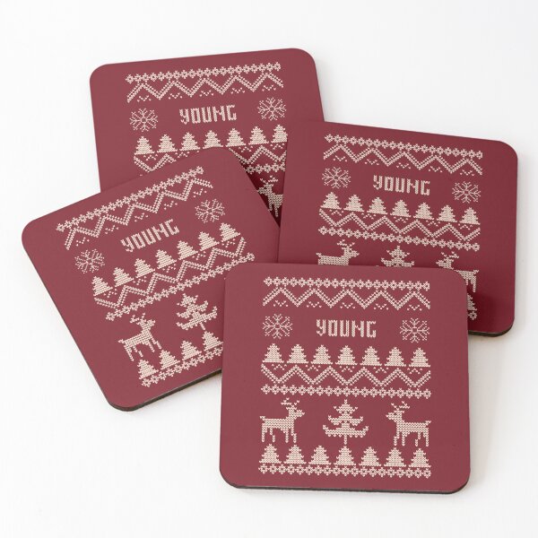 Item preview, Young Family Christmas - Ugly Christmas Sweater Style designed and sold by sableandshadow.