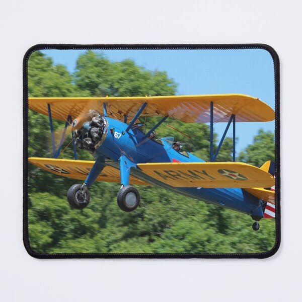 Item preview, Boeing-Stearman Kaydet Biplane Trainer Aircraft Taking Off designed and sold by SouthShorePics.