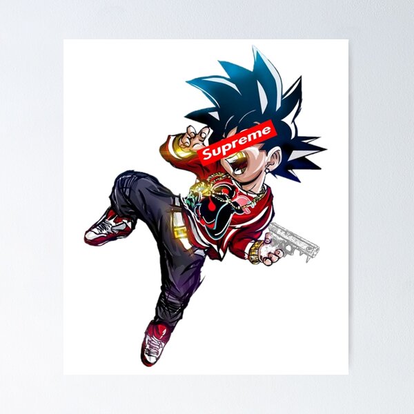 Goku Drip On The Street Poster for Sale by Nodali