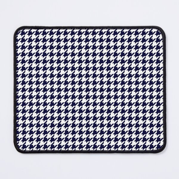 Item preview, Navy Blue And White Houndstooth  designed and sold by rewstudio.