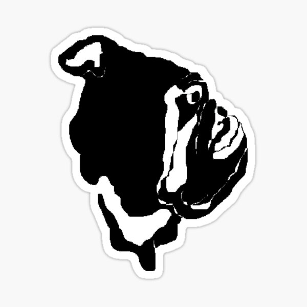 Tough Face Sticker