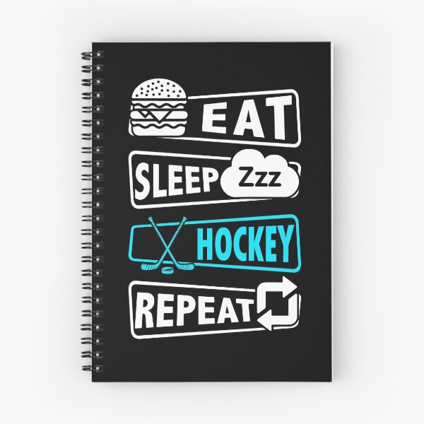 Item preview, Eat sleep Ice hockey repeat  designed and sold by ConcorStore.