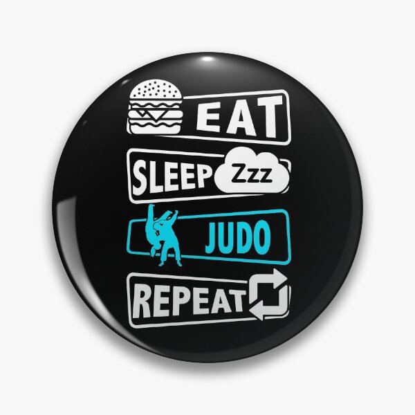 Item preview, Eat sleep Judo repeat  designed and sold by ConcorStore.