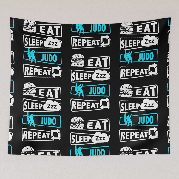 Item preview, Eat sleep Judo repeat  designed and sold by ConcorStore.
