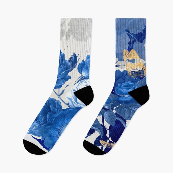 Item preview, Abstract Blue Floral Art designed and sold by Craft DartCO.