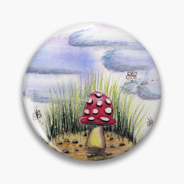 Artikelvorschau, Little Polka Dotted Fly Agaric Pilz entworfen und verkauft von NalinneJonesArt.
