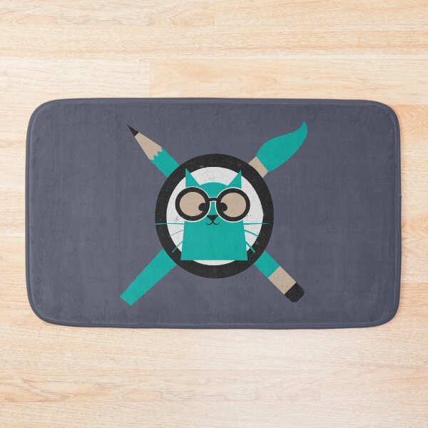 Item preview, Nerdy Artist Cat designed and sold by Creatively Torn.