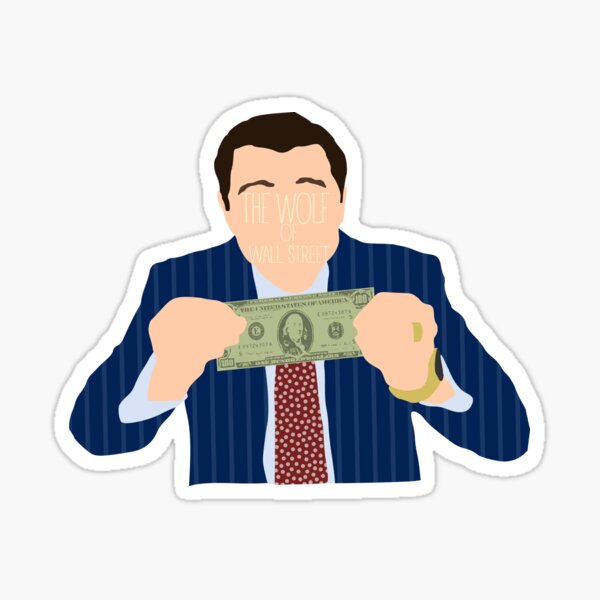 The Wolf of Wall Street - Leonardo DiCaprio Sticker