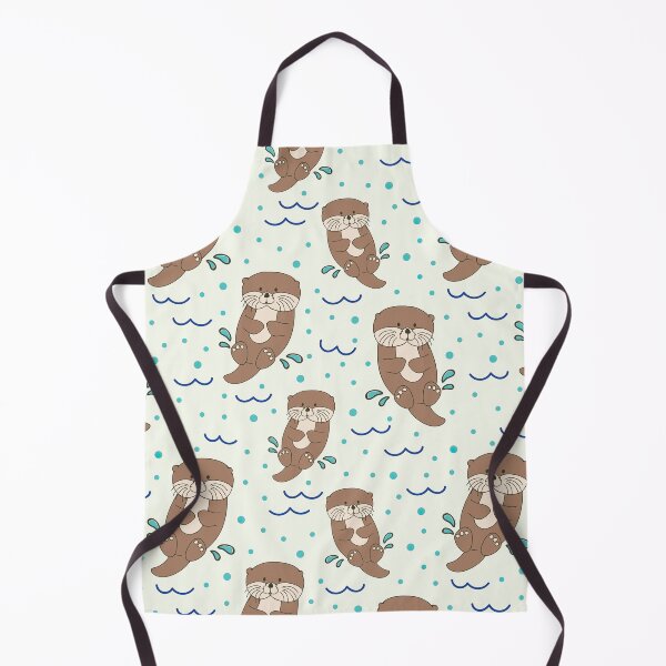 Item preview, Otters Splashing Seamless  designed and sold by HauckClothing.