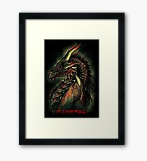 Dragonborn (Green Version) Framed Print