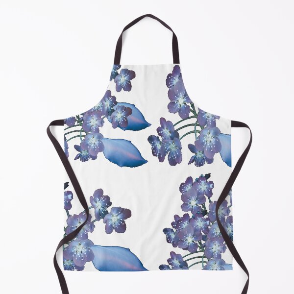 Artikelvorschau, blaue Blumen entworfen und verkauft von estilolukino.