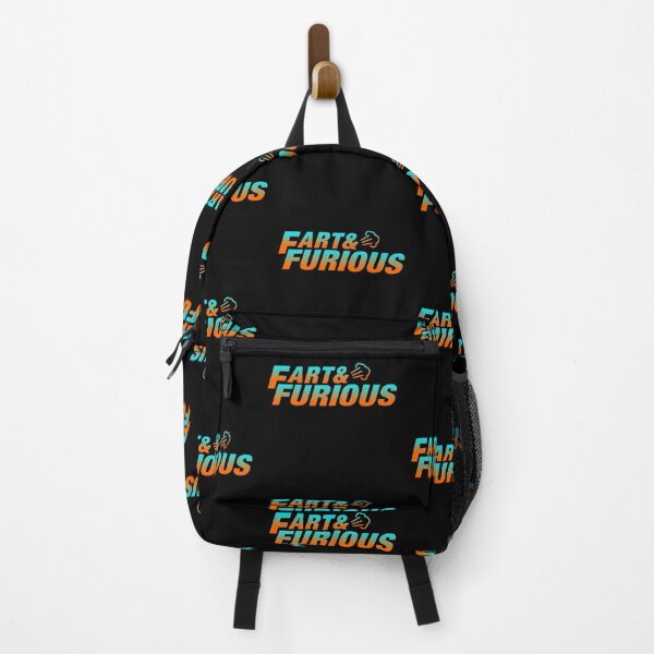 Item preview, Fart & Furious Turquoise Orange Typography Funny Word or Phrase in Normal Style designed and sold by Vasabi88.