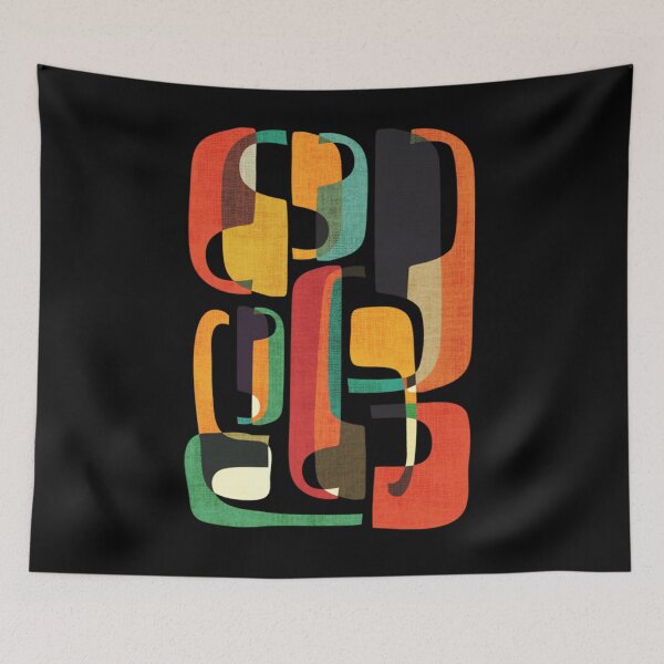 Item preview, Abstract mid-century geometric designed and sold by stunlife.