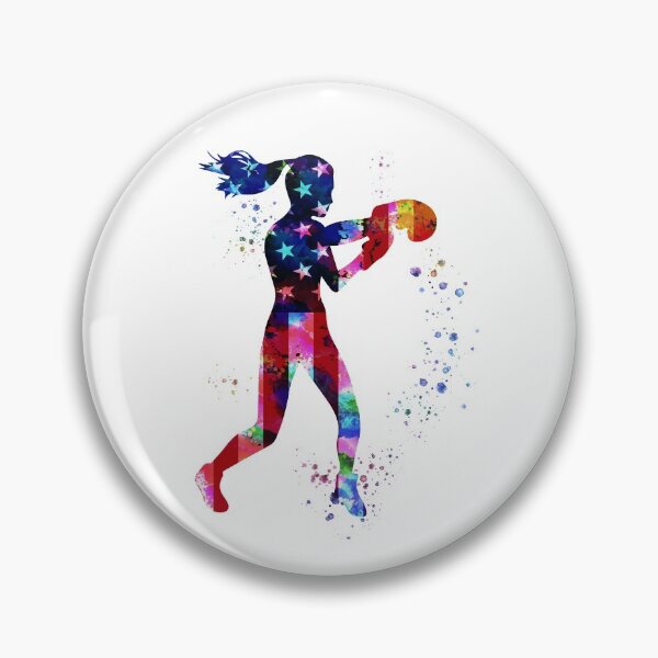 Item preview, Boxing watercolor - USA flag designed and sold by HauckClothing.