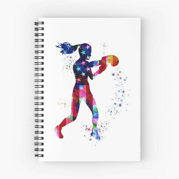 Item preview, Boxing watercolor - USA flag designed and sold by HauckClothing.