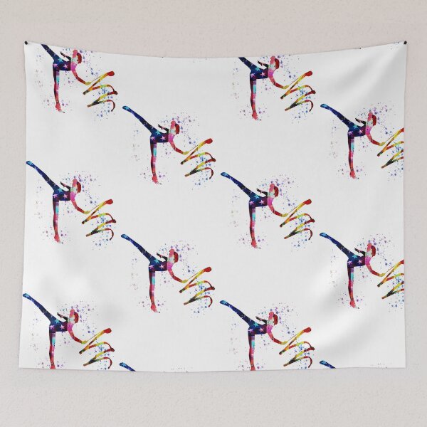 Item preview, Gymnastics watercolor - USA flag designed and sold by HauckClothing.