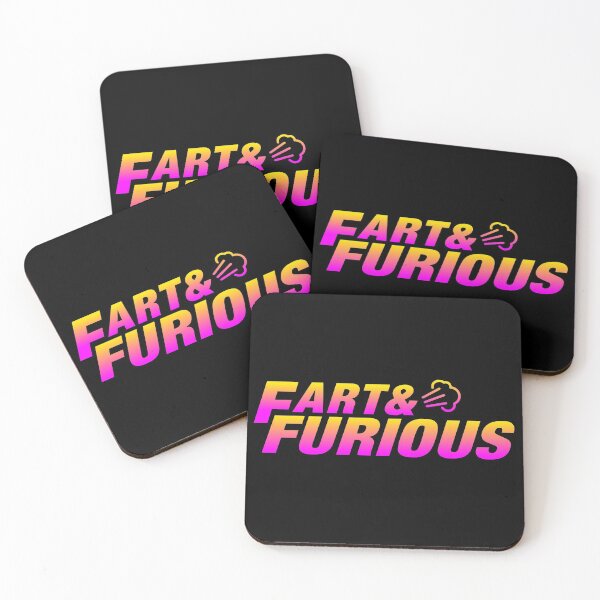 Item preview, Fart & Furious Yellow Magenta Typography Funny Word or Phrase in Normal Style designed and sold by Vasabi88.