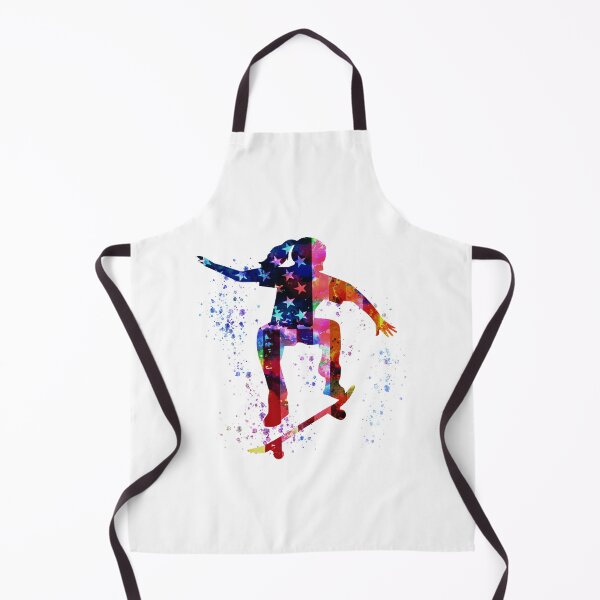 Item preview, Skateboarding watercolor - USA flag designed and sold by HauckClothing.
