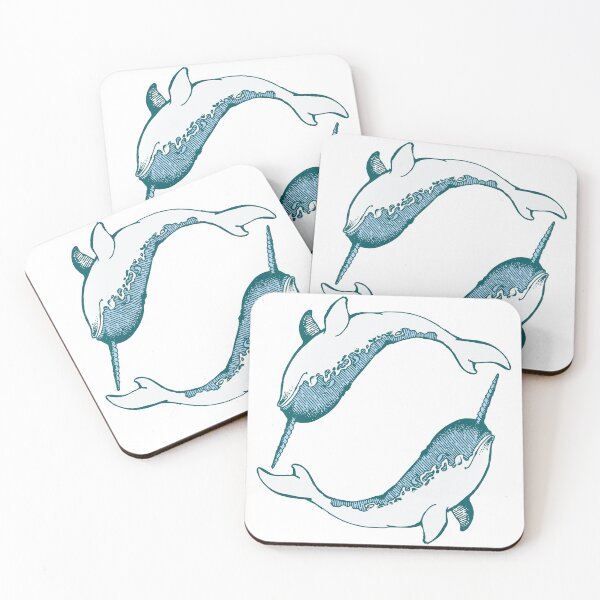 Item preview, Twin Narwhal designed and sold by VectoMore.