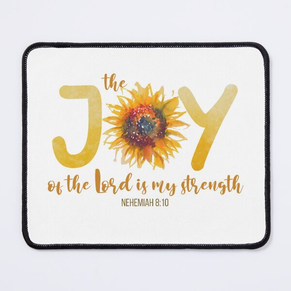 Item preview, Nehemiah 8:10 - The joy of the Lord is my strength - sunflower designed and sold by Cane & Abel Creations ..