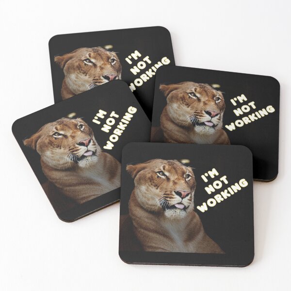 Item preview, Lioness -- I'm not working  designed and sold by Spasija.