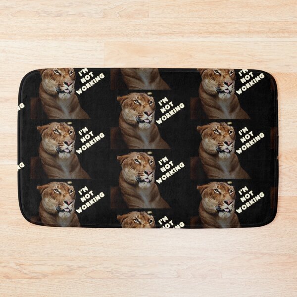 Item preview, Lioness -- I'm not working  designed and sold by Spasija.