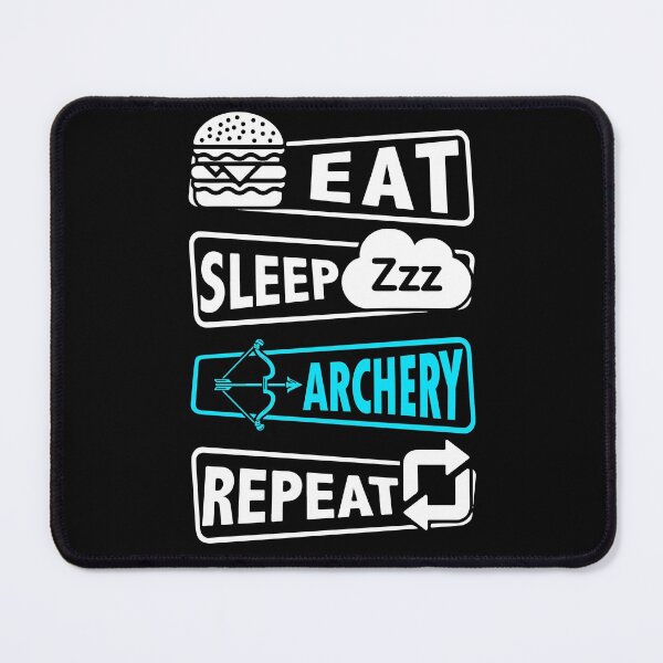 Item preview, Eat sleep Archery repeat blue designed and sold by HauckClothing.