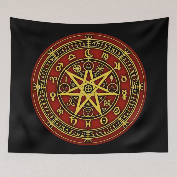 Item preview, Earth Element Wiccan Symbol of Protection Mandela by Orikall designed and sold by HippieWorks.