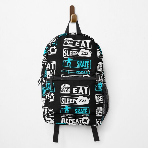 Item preview, Eat sleep Skating repeat blue designed and sold by HauckClothing.