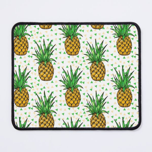 Item preview, Pineapples On Triangles Background designed and sold by FlossieShop96.
