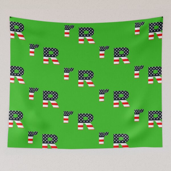 Item preview, alphabet USA R designed and sold by mostheristore.