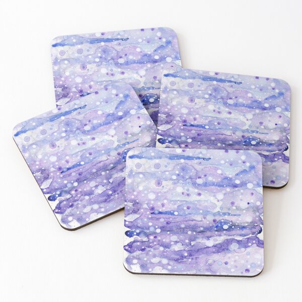Item preview, Falling Snow Watercolor designed and sold by NalinneJonesArt.