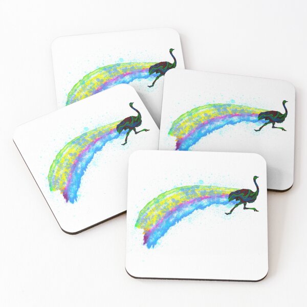 Item preview, Rainbow Ostrich  designed and sold by EmyBeeDesigns.