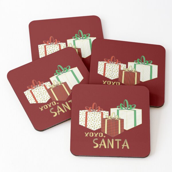 Item preview, Christmas Presents Wrapped WIth Bows xoxo Santa designed and sold by ViewerEqualsPhoton.