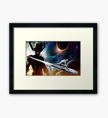 Sliver Surfer Framed Print