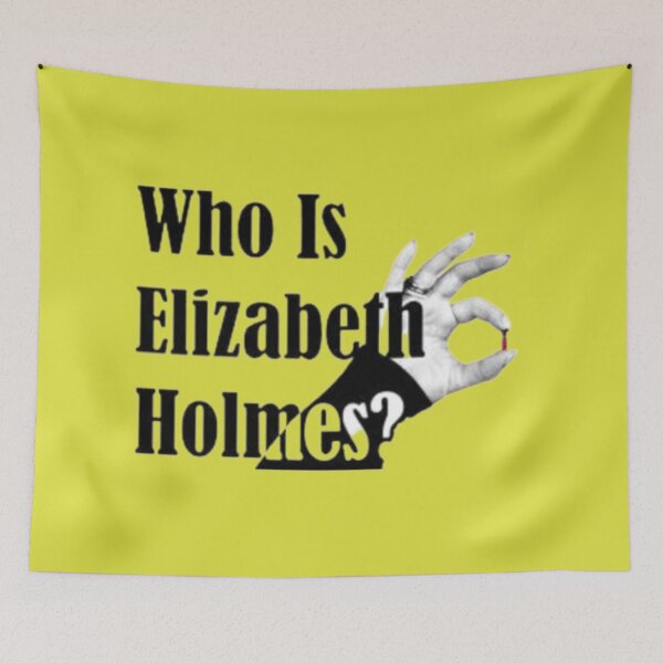 Item preview, elizabeth holmes theranos Sticker designed and sold by winstonclarker.