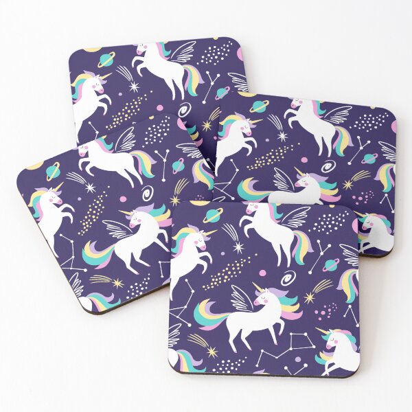 Item preview, Cute unicorns, stars and planets designed and sold by FlossieShop96.