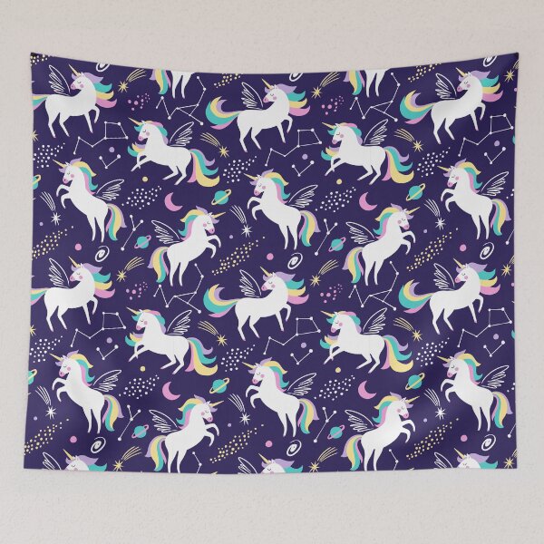 Item preview, Cute unicorns, stars and planets designed and sold by FlossieShop96.