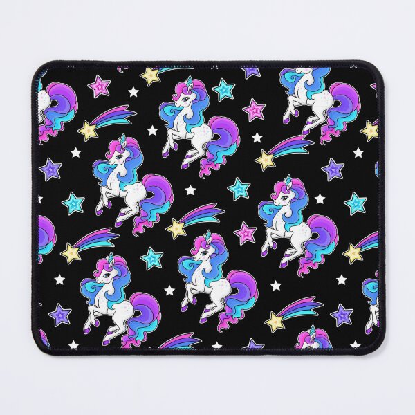 Item preview, Unicorn on a black background designed and sold by FlossieShop96.