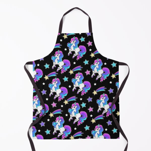 Item preview, Unicorn on a black background designed and sold by FlossieShop96.
