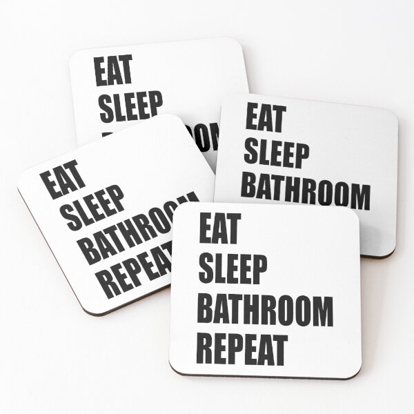 Item preview, Eat Sleep Bathroom Repeat. The Old People’s Guide to Getting Old. designed and sold by TJHstudio.