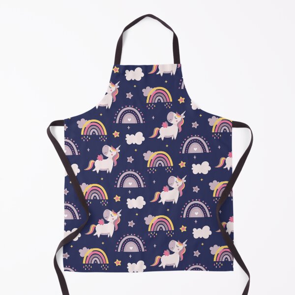 Item preview, Seamless cute magical celestial unicorn designed and sold by FlossieShop96.