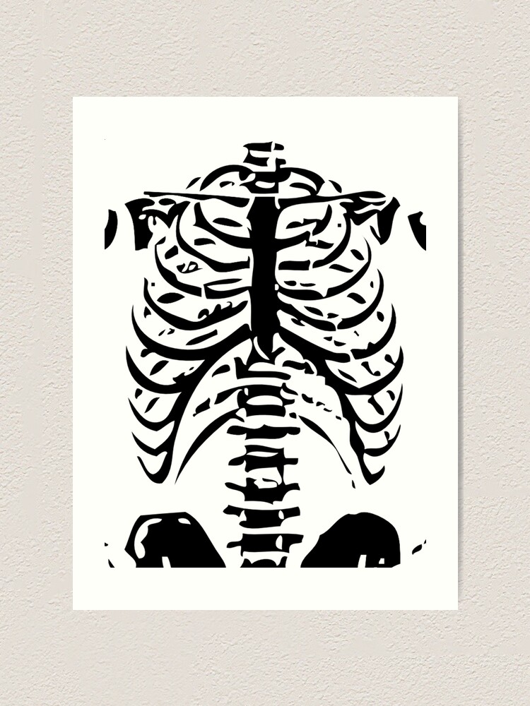 Skeleton Rib Cage - Skeleton Rib - Posters and Art Prints