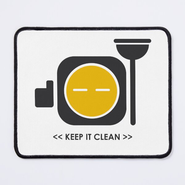 Item preview, Keep it Clean Yellow designed and sold by KDesign13.