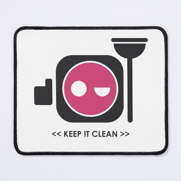 Item preview, Keep it Clean Pink designed and sold by KDesign13.
