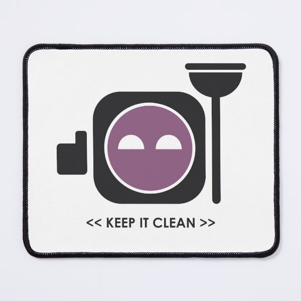 Item preview, Keep it Clean Purple designed and sold by KDesign13.