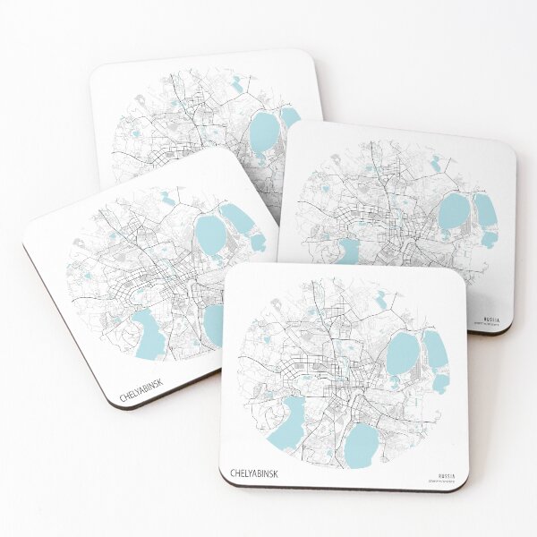 Item preview, Chelyabinsk City Map of Russia - Circle designed and sold by deMAP.