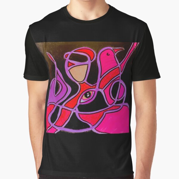 Pink Ladybird Graphic T-Shirt